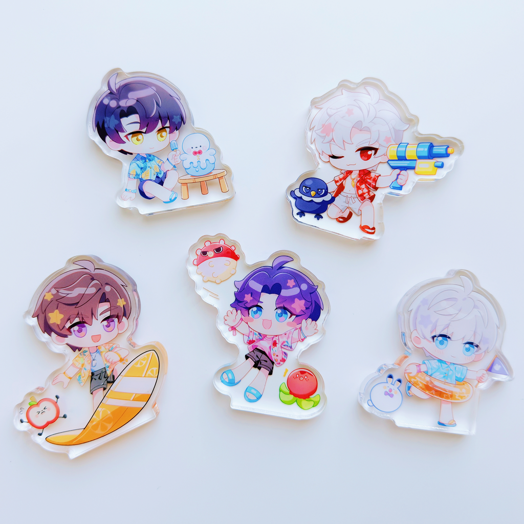 Beach Series Acrylic Fanmade Love and Deepspace