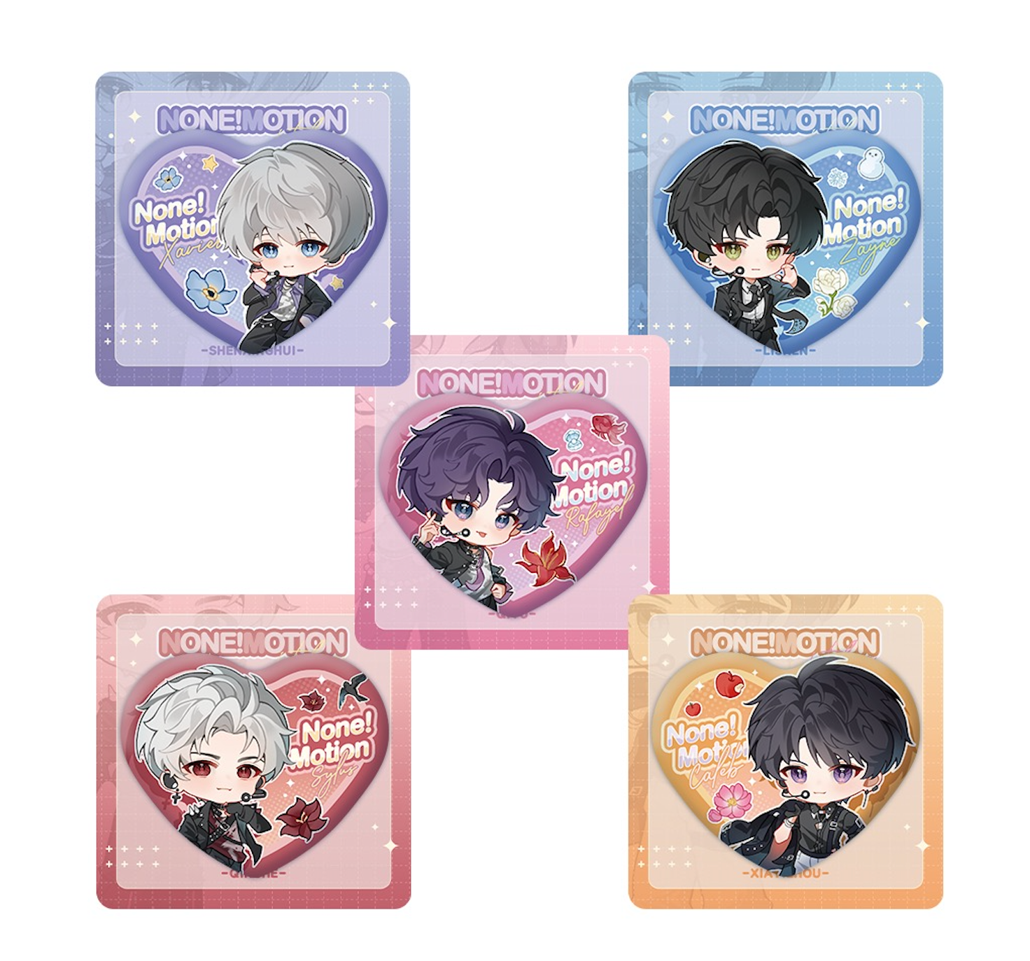 IDOL Series Heart Badge Fanmade Love and Deepspace