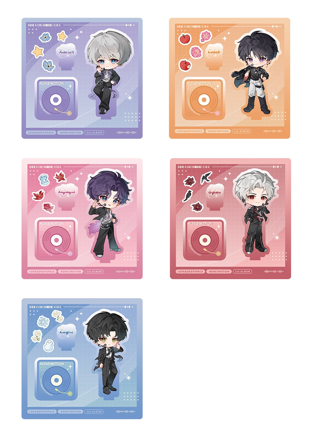 IDOL Series Acrylic Stands Fanmade Love and Deepspace