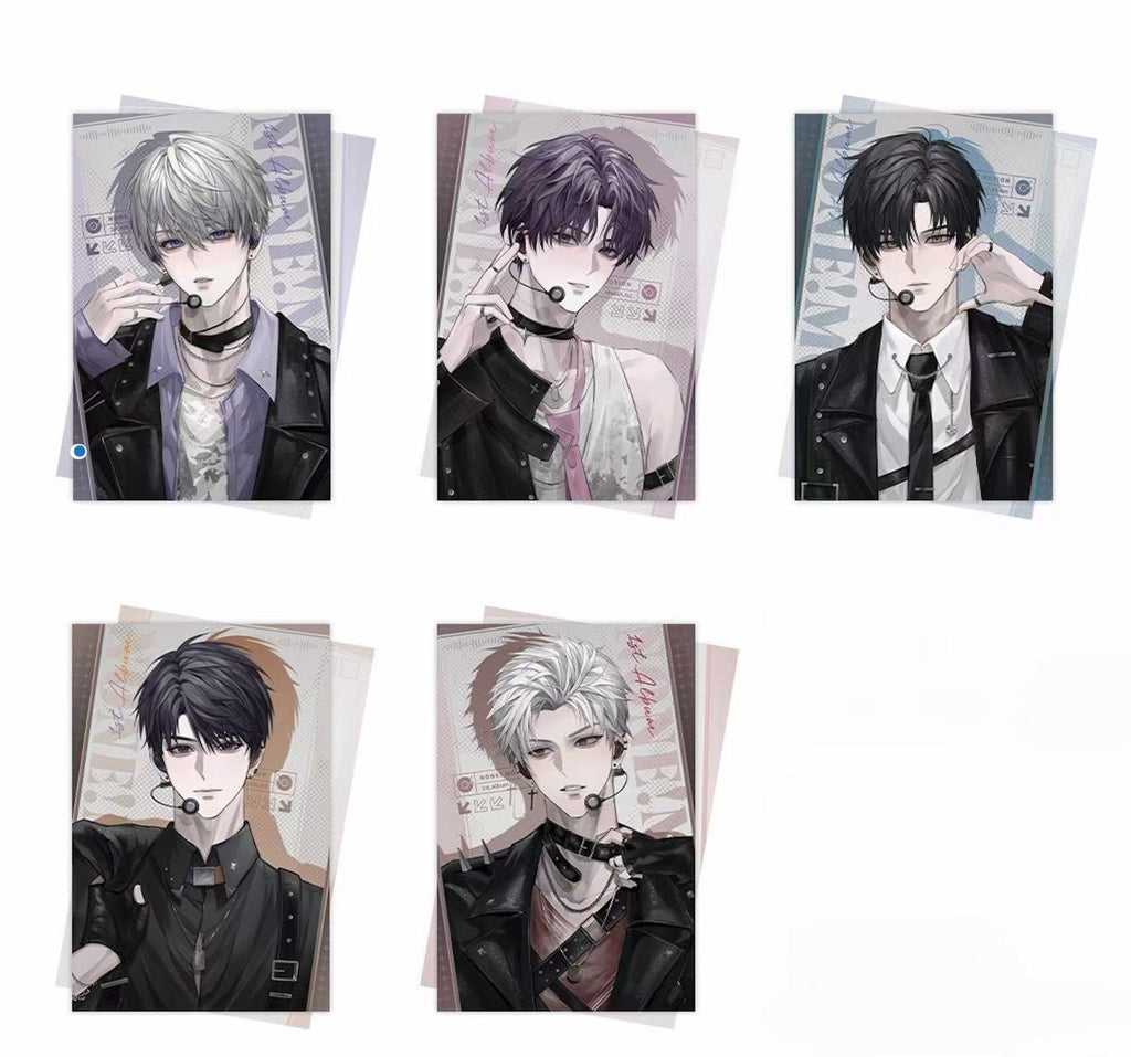 IDOL Series Postcard Fanmade Love and Deepspace (5 in 1)