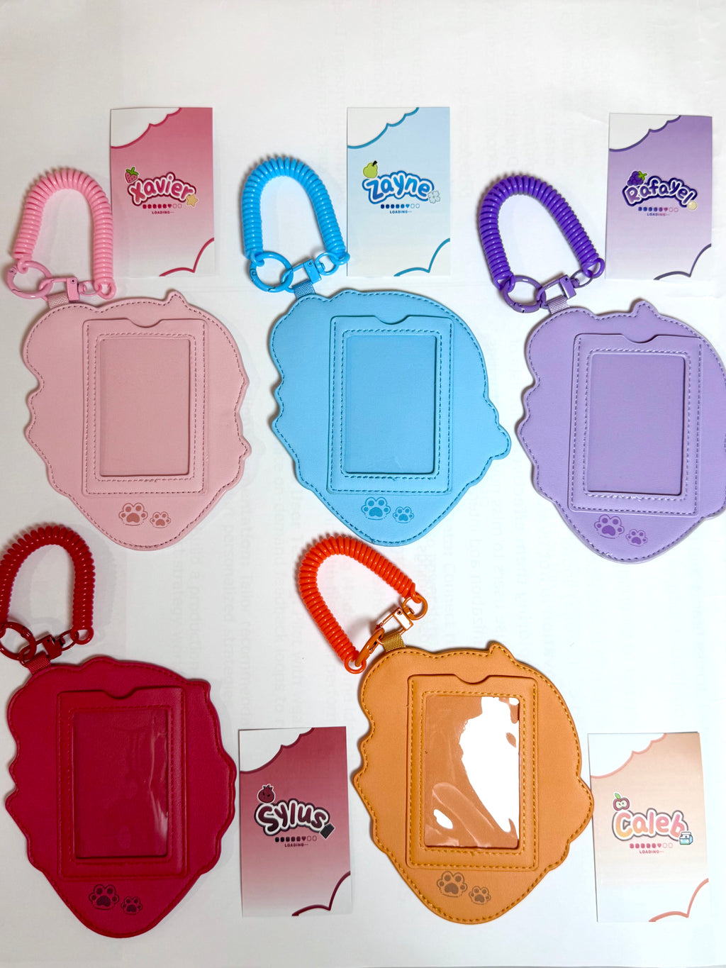Sweet Card Holder Keychain & Photo Card Set Fanmade Love and Deepspace