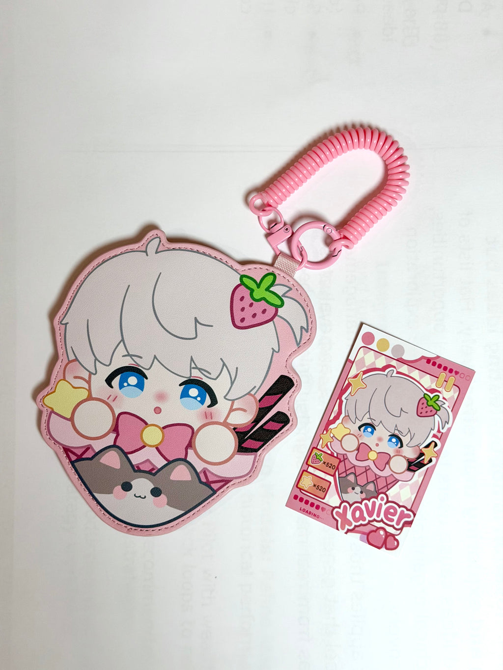 Sweet Card Holder Keychain & Photo Card Set Fanmade Love and Deepspace