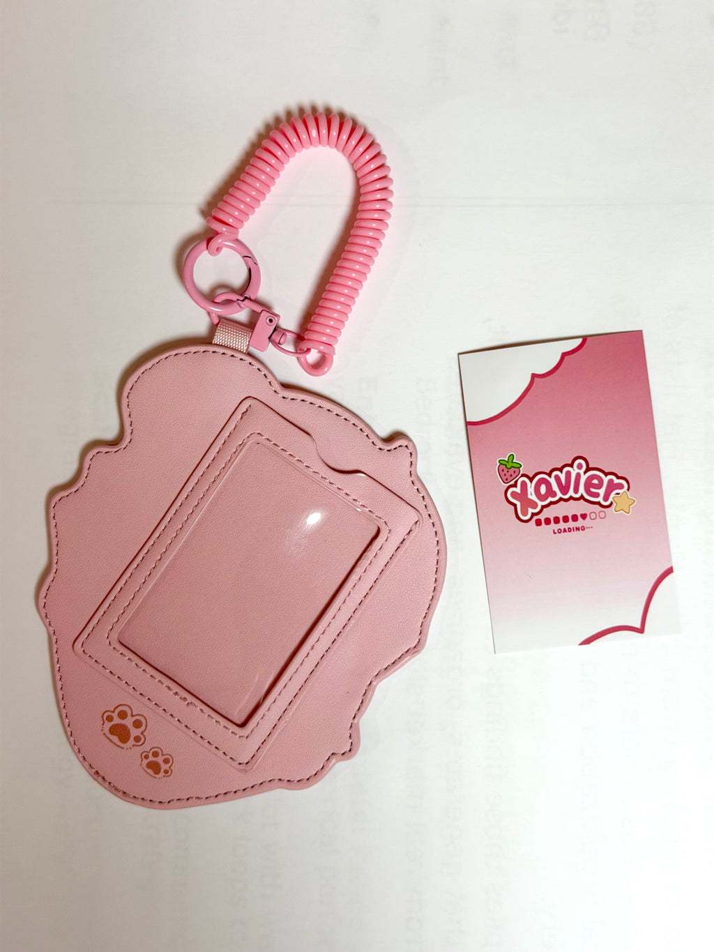 Sweet Card Holder Keychain & Photo Card Set Fanmade Love and Deepspace