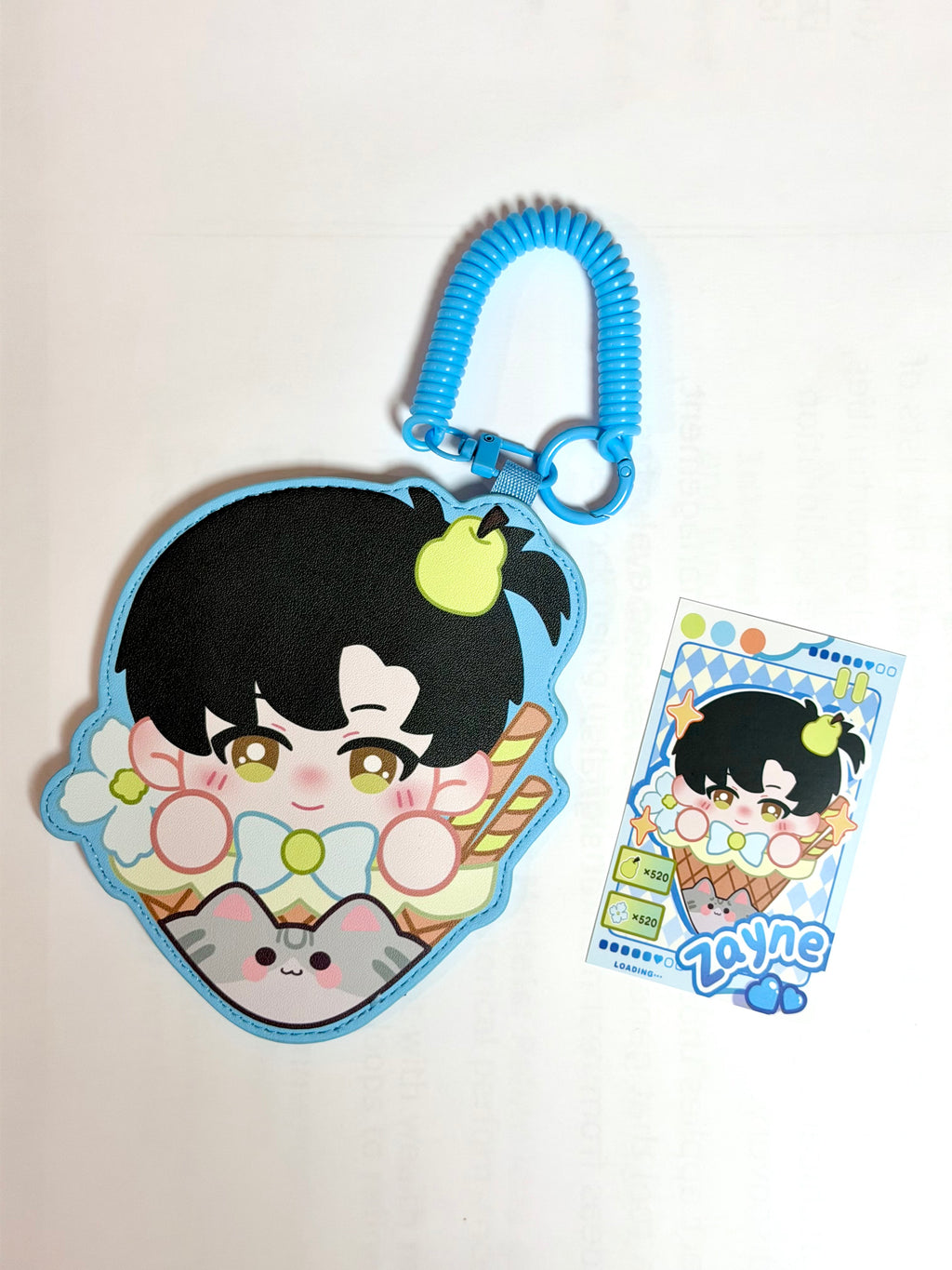 Sweet Card Holder Keychain & Photo Card Set Fanmade Love and Deepspace