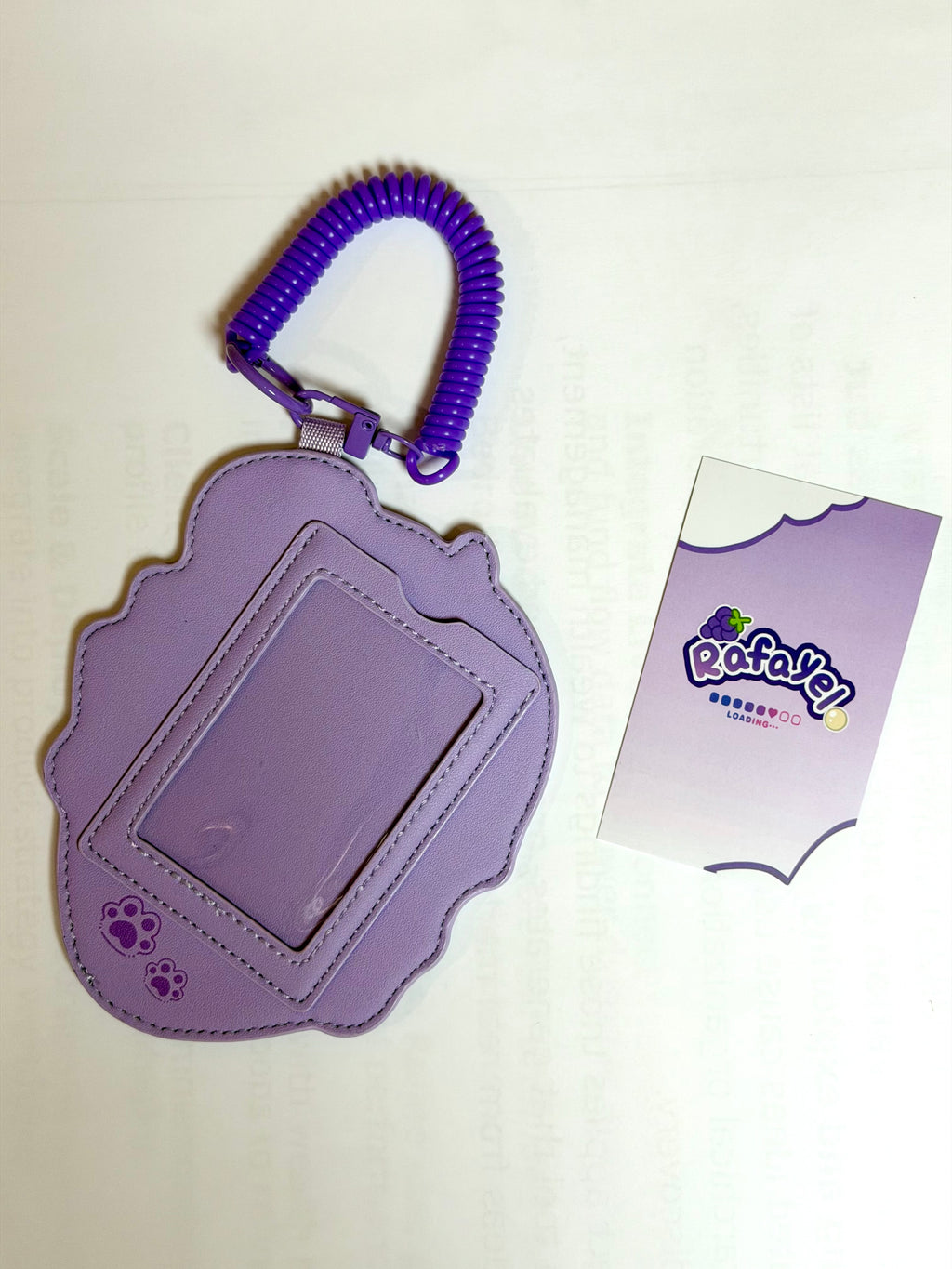 Sweet Card Holder Keychain & Photo Card Set Fanmade Love and Deepspace