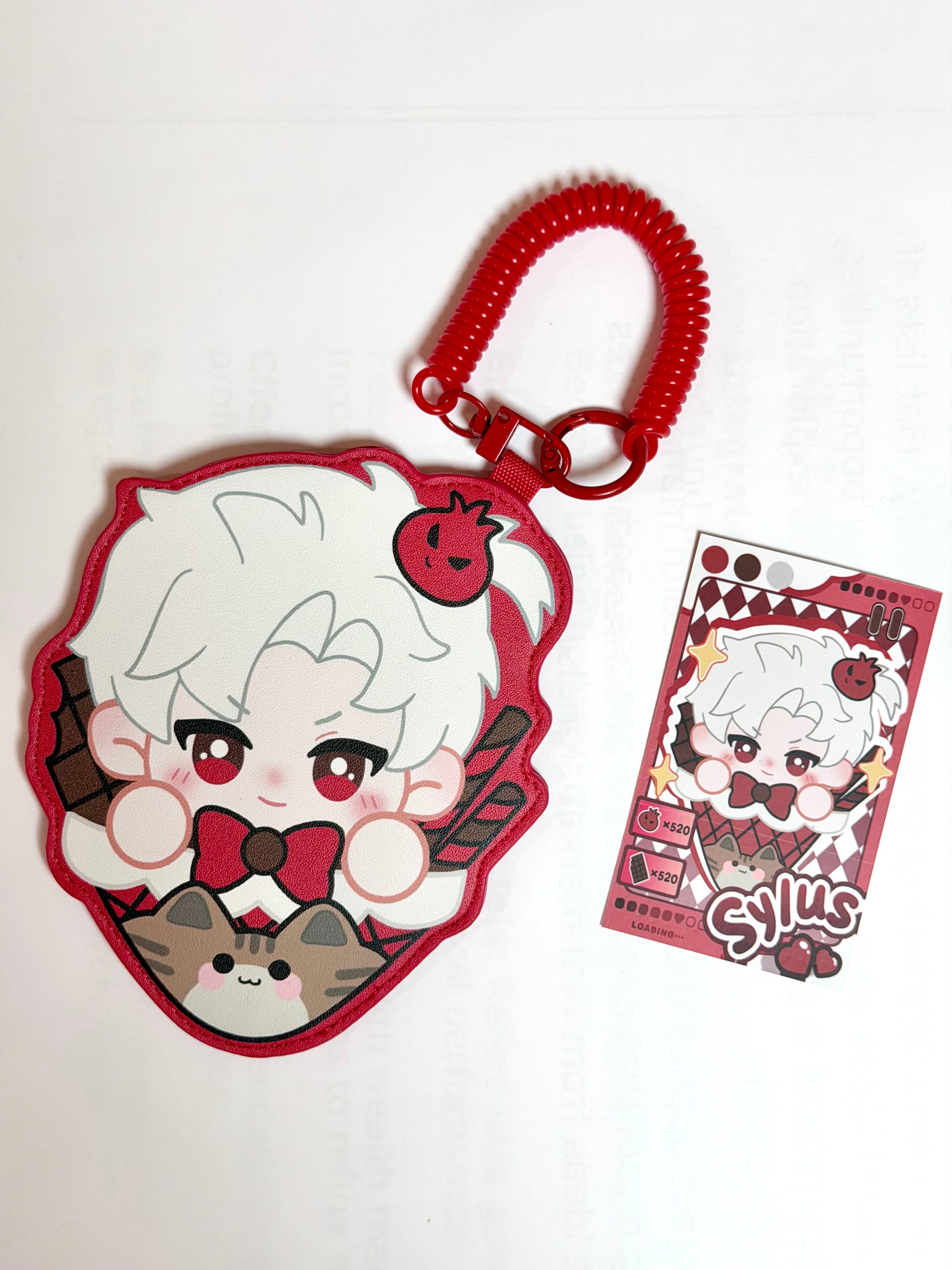 Sweet Card Holder Keychain & Photo Card Set Fanmade Love and Deepspace
