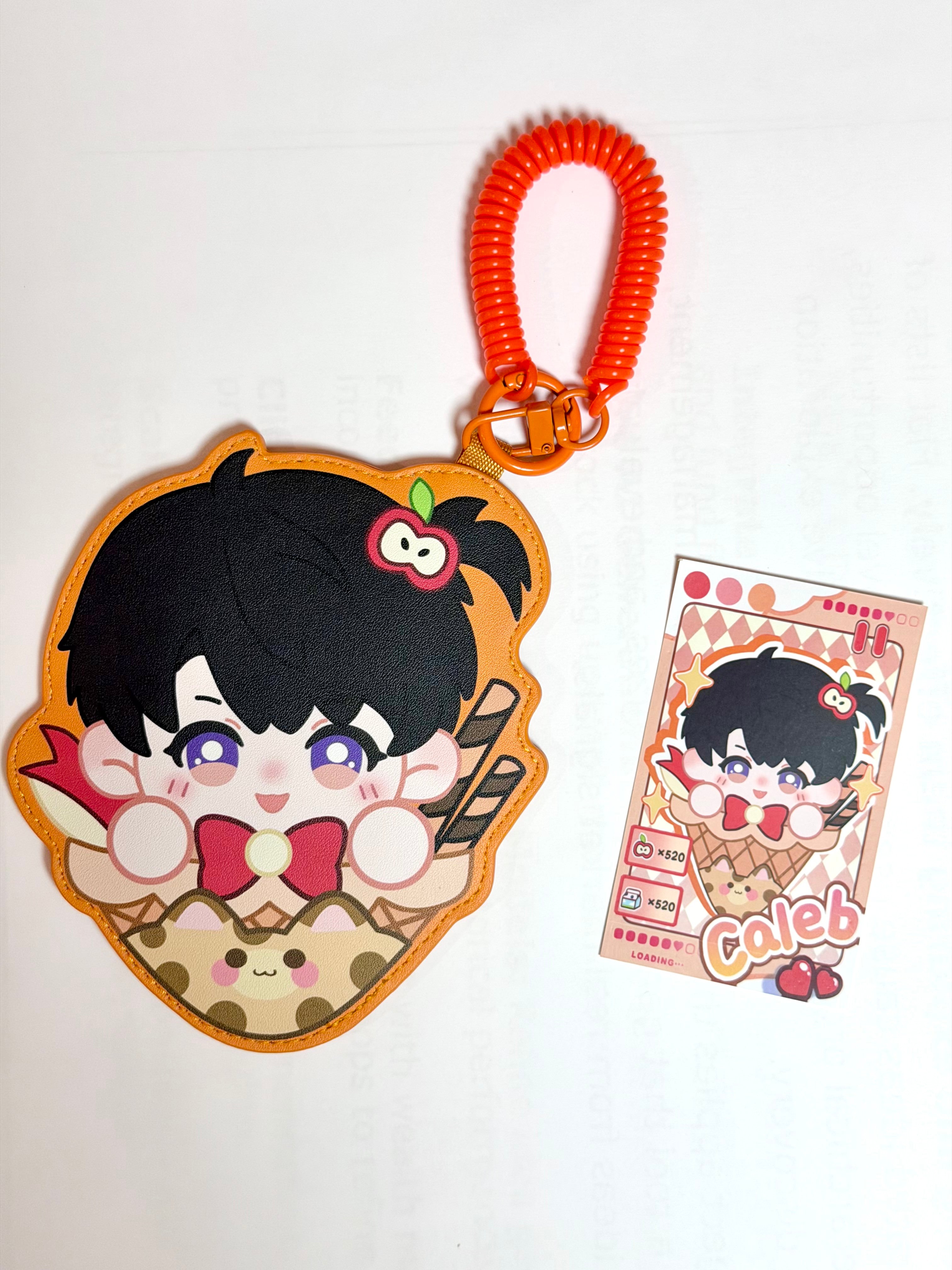 Sweet Card Holder Keychain & Photo Card Set Fanmade Love and Deepspace