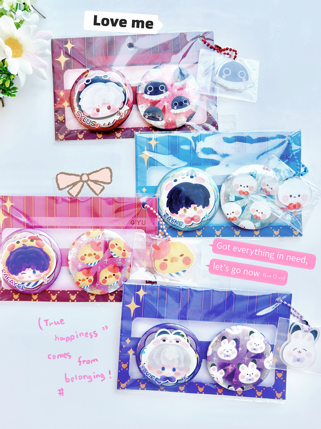 Zoo Series Double Badge Set