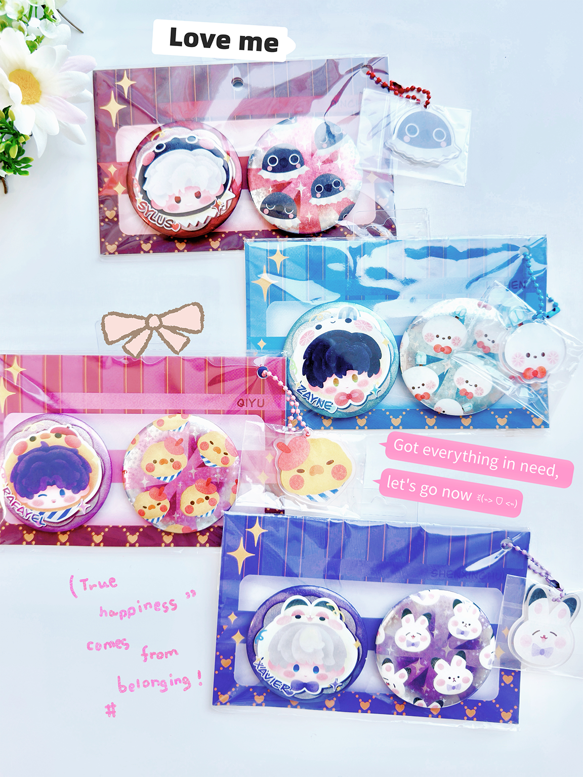 Zoo Series Double Badge Set